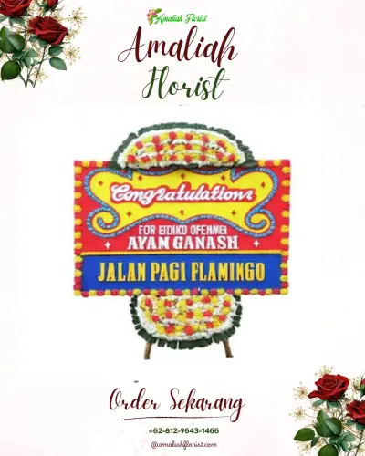 Bunga Papan Congratulation di Garut